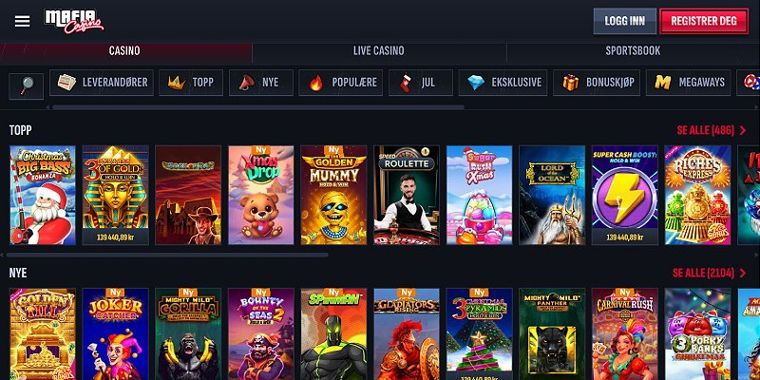 Skjermbilde av Mafia Casino casino