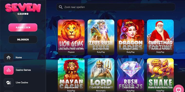 Skjermbilde av seven casino casino